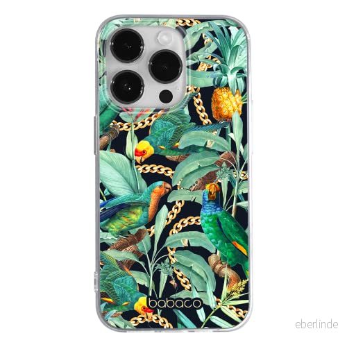 ERT GROUP mobiltelefonfodral för Apple Iphone 14 PRO originalt och officiellt licensierat Babaco mönster Flowers 058 optimalt anpassad till formen på mobiltelefonen, fodral tillverkad av TPU plast 5905131922373