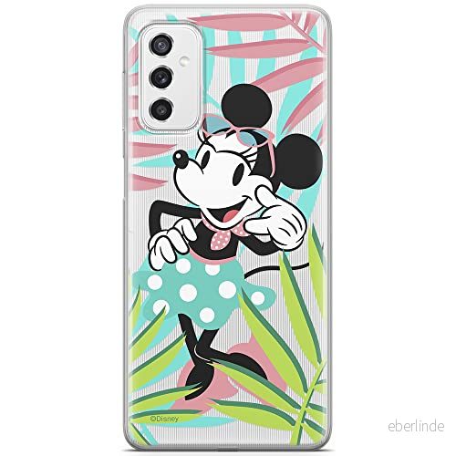 ERT GROUP mobiltelefonfodral för Samsung M52 5G originalt och officiellt licensierat Disney mönster Minnie 040 optimalt anpassad till formen på mobiltelefonen, gedeeltelijk transparant 5904805495564