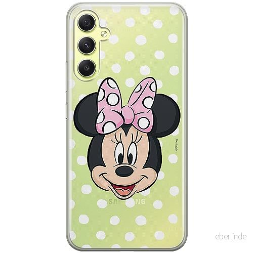 ERT GROUP mobiltelefonfodral för Samsung A34 5G originalt och officiellt licensierat Disney mönster Minnie 057 optimalt anpassad till formen på mobiltelefonen, gedeeltelijk transparant 5905511774868