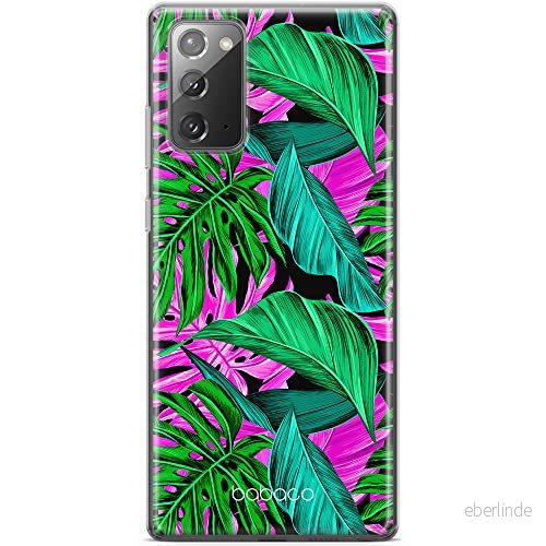 ERT GROUP mobiltelefonfodral för Samsung GALAXY NOTE 20 originalt och officiellt licensierat Babaco mönster Plants 004 optimalt anpassad till formen på mobiltelefonen, fodral tillverkad av TPU plast 5903040452318
