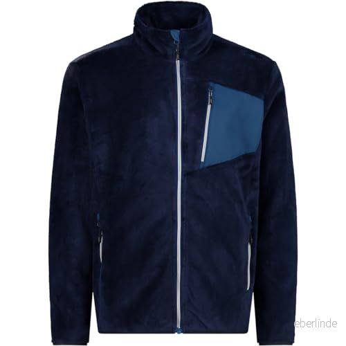 CMP Fleecejacka för män, B.Blue Petrol, 58 8058949083464