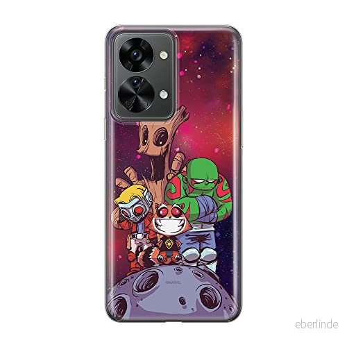 ERT GROUP mobiltelefonfodral för Oneplus NORD 2T 5G originalt och officiellt licensierat Marvel mönster Guardians of the Galaxy 017, fodral tillverkad av TPU plast 5905511278960