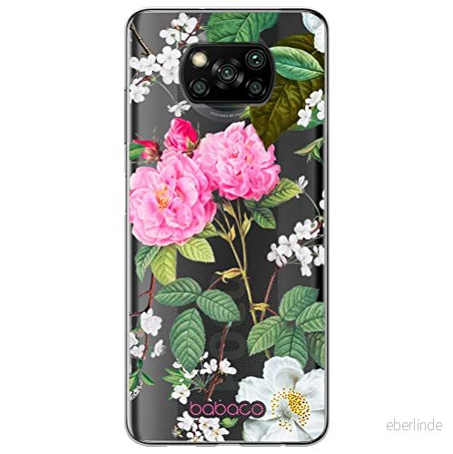 ERT GROUP mobiltelefonfodral för Xiaomi POCOPHONE X3 originalt och officiellt licensierat Babaco mönster Flowers 037 optimalt anpassad till formen på mobiltelefonen, gedeeltelijk transparant 5905131299642