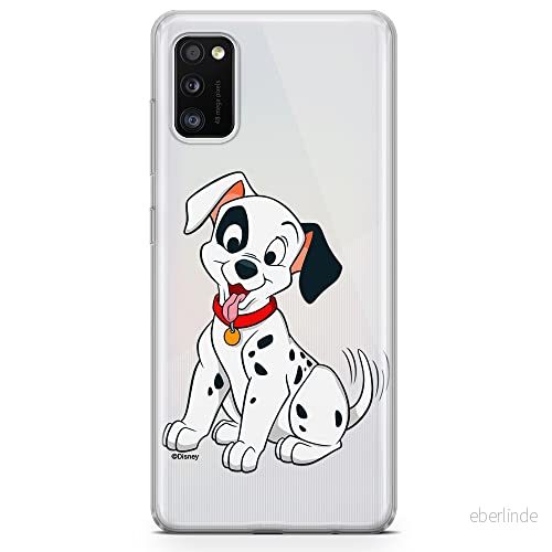 ERT GROUP mobiltelefonfodral för Samsung A41 originalt och officiellt licensierat Disney mönster Dalmatian 006 Vit optimalt anpassad till formen på mobiltelefonen, gedeeltelijk transparant 5904805885297