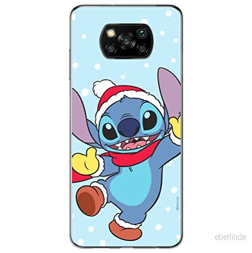ERT GROUP mobiltelefonfodral för Xiaomi POCOPHONE X3 originalt och officiellt licensierat Disney mönster Stitch 009 optimalt anpassad till formen på mobiltelefonen, fodral tillverkad av TPU plast 5903537122687