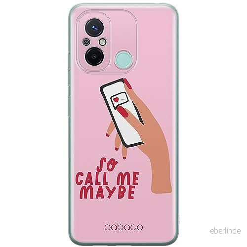 ERT GROUP mobiltelefonfodral för Xiaomi REDMI 12C/ 11A originalt och officiellt licensierat Babaco mönster Call me maybe 001, fodral tillverkad av TPU plast 5905511845063