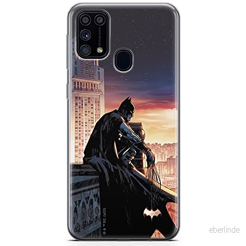 ERT GROUP mobiltelefonfodral för Samsung M31 originalt och officiellt licensierat DC mönster Batman 060 optimalt anpassad till formen på mobiltelefonen, fodral tillverkad av TPU plast 5905131532541