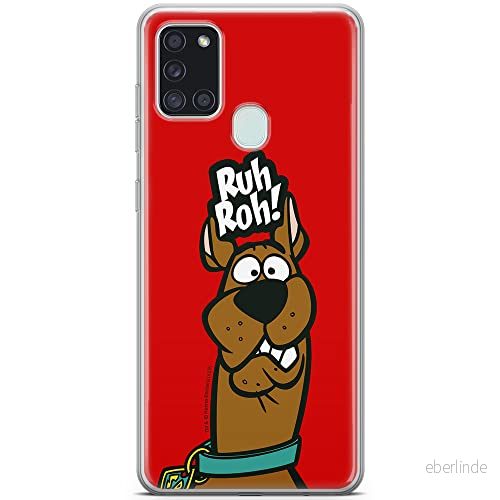 ERT GROUP mobiltelefonfodral för Samsung A21s originalt och officiellt licensierat Scooby Doo mönster 007 optimalt anpassad till formen på mobiltelefonen, fodral tillverkad av TPU plast 5903040264874