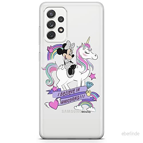 ERT GROUP mobiltelefonfodral för Samsung A73 5G originalt och officiellt licensierat Disney mönster Minnie 035 optimalt anpassad till formen på mobiltelefonen, gedeeltelijk transparant 5904805512339