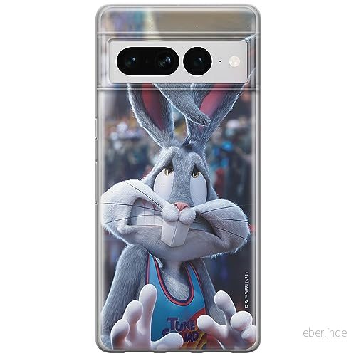 ERT GROUP mobiltelefonfodral för Google PIXEL 7 PRO originalt och officiellt licensierat Looney Tunes mönster Space Jam 016 anpassad till formen på mobiltelefonen, fodral tillverkad av TPU plast 5905795181369