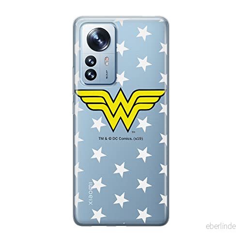 ERT GROUP mobiltelefonfodral för Xiaomi 12 / 12X originalt och officiellt licensierat DC mönster Wonder Woman 006 optimalt anpassad till formen på mobiltelefonen, gedeeltelijk transparant 5905511483128