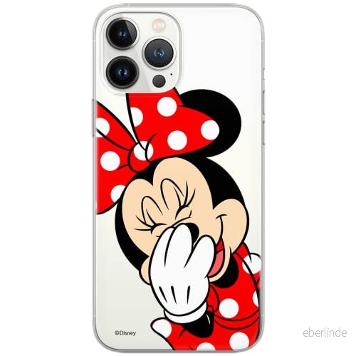 ERT GROUP mobiltelefonfodral för Samsung F62 / M62 originalt och officiellt licensierat Disney mönster Minnie 006 optimalt anpassad till formen på mobiltelefonen, gedeeltelijk transparant 5904805525308