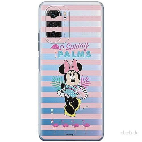 ERT GROUP mobiltelefonfodral för Xiaomi MI 11i/ REDMI K40/K40 PRO/POCO F3/ F3 PRO originalt och officiellt licensierat Disney mönster Minnie 028, gedeeltelijk transparant 5905511894276