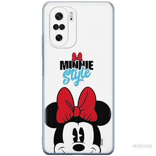 ERT GROUP mobiltelefonfodral för Xiaomi MI 11i/ REDMI K40/K40 PRO/POCO F3/ F3 PRO originalt och officiellt licensierat Disney mönster Minnie 027, fodral tillverkad av TPU plast 5905511892852