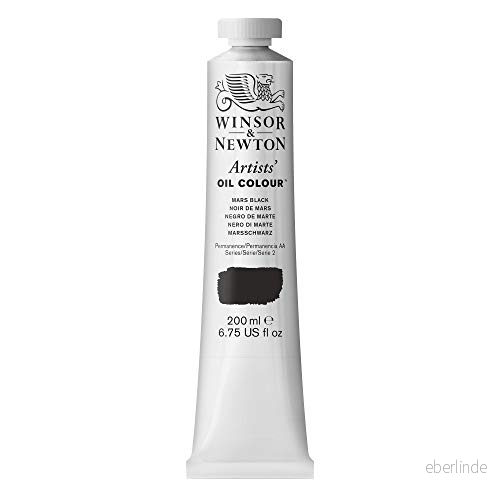 Artists oil colour 200ml mars black 386 884955074596