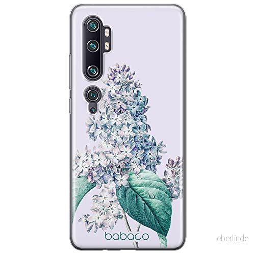 ERT GROUP mobiltelefonfodral för Xiaomi MI NOTE 10 / PRO originalt och officiellt licensierat Babaco mönster Flowers 024, fodral tillverkad av TPU plast 5905131252890