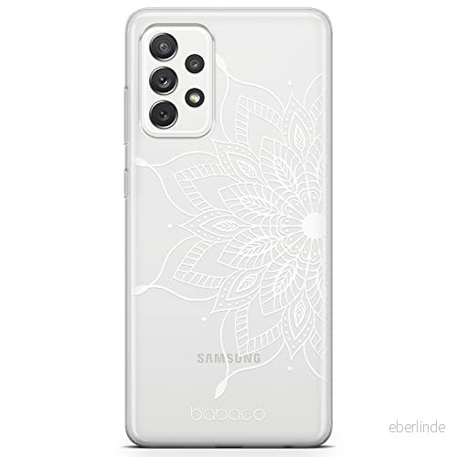 ERT GROUP mobiltelefonfodral för Samsung A72 5G originalt och officiellt licensierat Babaco mönster Mandalas 004 Vit optimalt anpassad till formen på mobiltelefonen, gedeeltelijk transparant 5904805831874