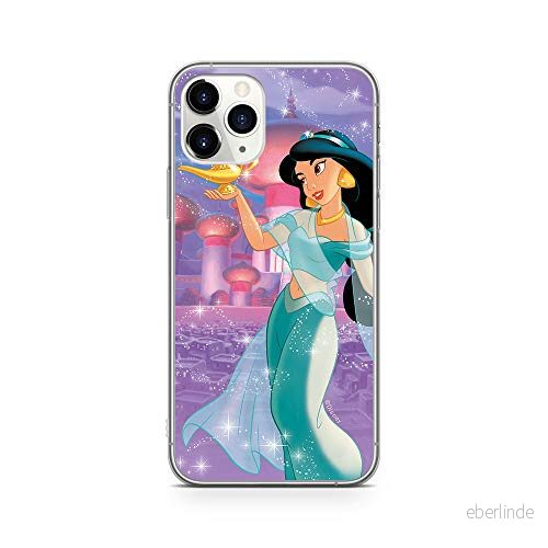 ERT GROUP mobiltelefonfodral för Apple Iphone 11 PRO MAX originalt och officiellt licensierat Disney mönster Jasmine 001 Vit anpassad till formen på mobiltelefonen, fodral tillverkad av TPU plast 5902980821529