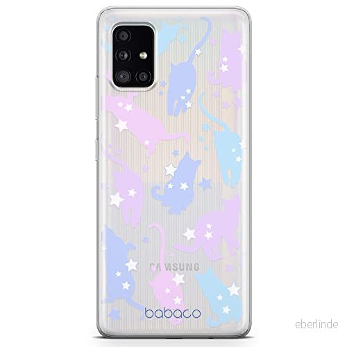 ERT GROUP mobiltelefonfodral för Samsung A51 originalt och officiellt licensierat Babaco mönster Cats 016 optimalt anpassad till formen på mobiltelefonen, gedeeltelijk transparant 5905131102904
