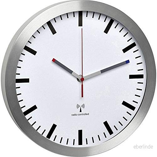 Radioväggklocka TFA 60.3528.02 radioklocka med tyst rörelse 300 mm (vit) 4009816029744