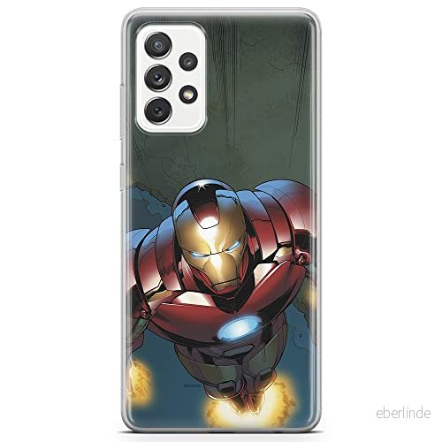 ERT GROUP mobiltelefonfodral för Samsung A72 5G originalt och officiellt licensierat Marvel mönster Iron Man 017 optimalt anpassad till formen på mobiltelefonen, fodral tillverkad av TPU plast 5903040082089