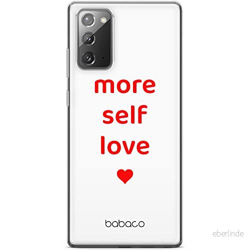 ERT GROUP mobiltelefonfodral för Samsung GALAXY NOTE 20 originalt och officiellt licensierat Babaco mönster More self love 001 anpassad till formen på mobiltelefonen, fodral tillverkad av TPU plast 5903932914719