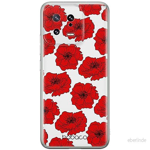 ERT GROUP mobiltelefonfodral för Xiaomi 13 originalt och officiellt licensierat Babaco mönster Flowers 018 optimalt anpassad till formen på mobiltelefonen, fodral tillverkad av TPU plast 5905511901875