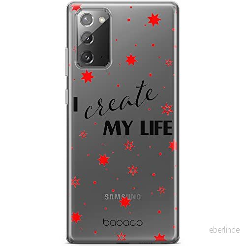 ERT GROUP mobiltelefonfodral för Samsung GALAXY NOTE 20 originalt och officiellt licensierat Babaco mönster Positive vibes 006 optimalt anpassad till formen på mobiltelefonen, gedeeltelijk transparant 5903932962260