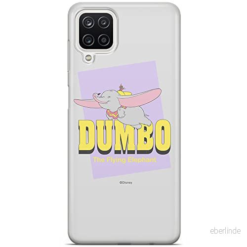 ERT GROUP mobiltelefonfodral för Samsung A12 / M12 originalt och officiellt licensierat Disney mönster Dumbo 005 optimalt anpassad till formen på mobiltelefonen, fodral tillverkad av TPU plast 5903040090701