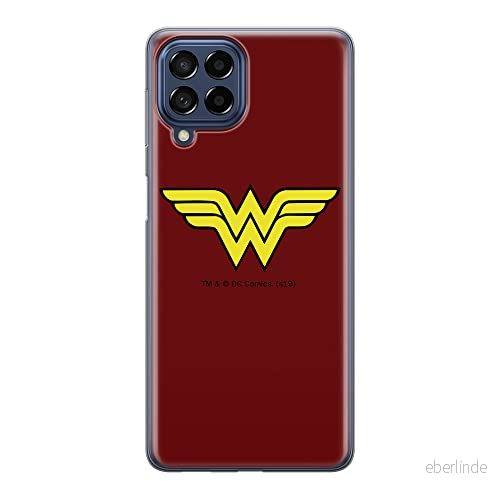 ERT GROUP mobiltelefonfodral för Samsung M53 5G originalt och officiellt licensierat DC mönster Wonder Woman 005 optimalt anpassad till formen på mobiltelefonen, fodral tillverkad av TPU plast 5905511382711