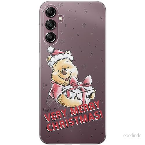 ERT GROUP mobiltelefonfodral för Samsung A14 4G/5G originalt och officiellt licensierat Disney mönster Winnie the Pooh & Friends 024 anpassad till formen på mobiltelefonen, gedeeltelijk transparant 5905511817138