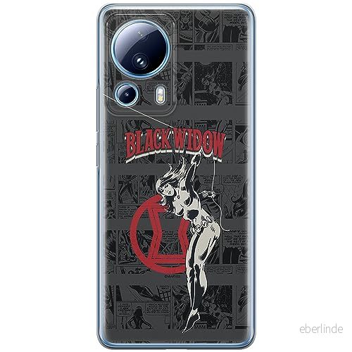 ERT GROUP mobiltelefonfodral för Xiaomi 13 LITE/CIVI 2 originalt och officiellt licensierat Marvel mönster Black Widow 006 anpassad till formen på mobiltelefonen, fodral tillverkad av TPU plast 5905511931957