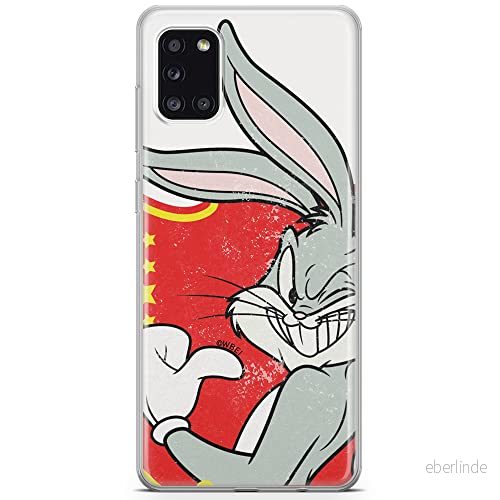 ERT GROUP mobiltelefonfodral för Samsung A31 originalt och officiellt licensierat Looney Tunes mönster Bugs 010 optimalt anpassad till formen på mobiltelefonen, fodral tillverkad av TPU plast 5903040216354