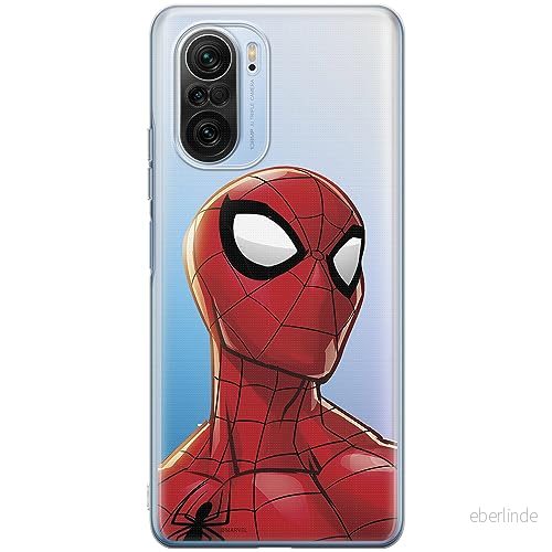 ERT GROUP mobiltelefonfodral för Xiaomi MI 11i/ REDMI K40/K40 PRO/POCO F3/ F3 PRO originalt och officiellt licensierat Marvel mönster Spider Man 003, gedeeltelijk transparant 5905511892692