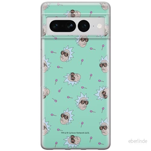 ERT GROUP mobiltelefonfodral för Google PIXEL 7 PRO originalt och officiellt licensierat Rick and Morty mönster & 048 anpassad till formen på mobiltelefonen, fodral tillverkad av TPU plast 5905795177553