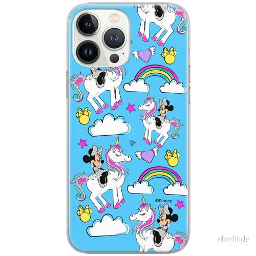 ERT GROUP mobiltelefonfodral för Iphone 13 PRO originalt och officiellt licensierat Disney mönster Minnie 037 Vit optimalt anpassad till formen på mobiltelefonen, fodral tillverkad av TPU plast 5903932853872
