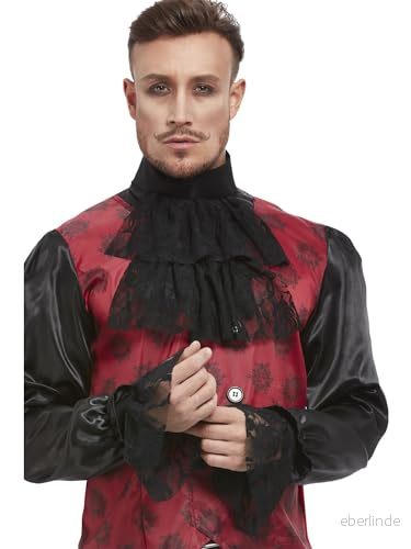 Cravat & Cuff Set, Black 5059513018366