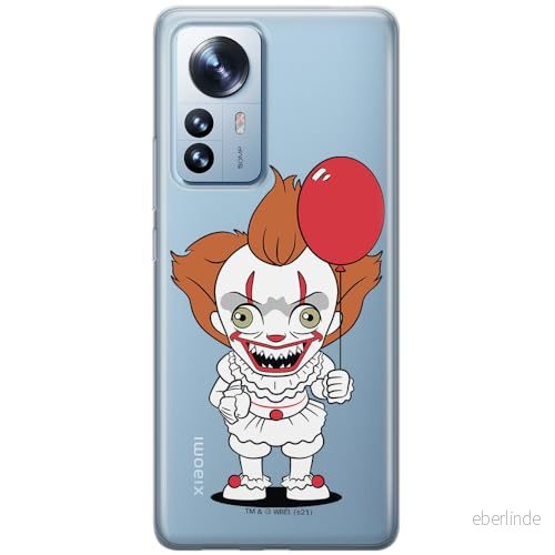ERT GROUP mobiltelefonfodral för Xiaomi 12 PRO originalt och officiellt licensierat Horror mönster It 006 optimalt anpassad till formen på mobiltelefonen, gedeeltelijk transparant 5905511532451