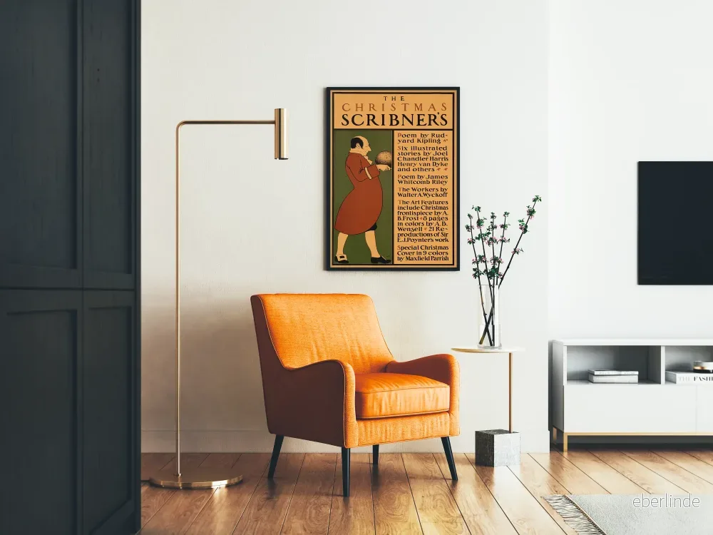 Vintageposter The Christmas Scribner's Väggdekoration - Bild 2