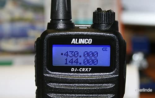 Bärbar VHF/UHF radiostation Alinco DJ CRX 7, FM radio, 1800mAh batteri, Talk Around, BCL, TOT, DTMF, CTCSS, DCS 4250158729728