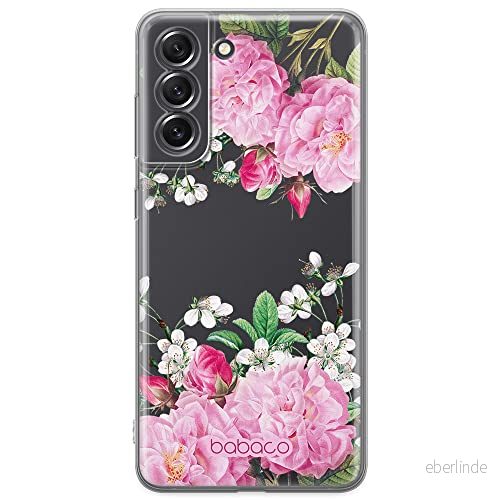 ERT GROUP mobiltelefonfodral för Samsung S21 FE originalt och officiellt licensierat Babaco mönster Flowers 046 optimalt anpassad till formen på mobiltelefonen, gedeeltelijk transparant 5905131331878