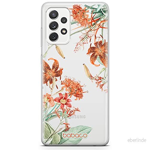 ERT GROUP mobiltelefonfodral för Samsung A73 5G originalt och officiellt licensierat Babaco mönster Flowers 057 optimalt anpassad till formen på mobiltelefonen, gedeeltelijk transparant 5905131364999