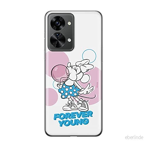 ERT GROUP mobiltelefonfodral för Oneplus NORD 2T 5G originalt och officiellt licensierat Disney mönster Minnie 055 optimalt anpassad till formen på mobiltelefonen, fodral tillverkad av TPU plast 5905511266561