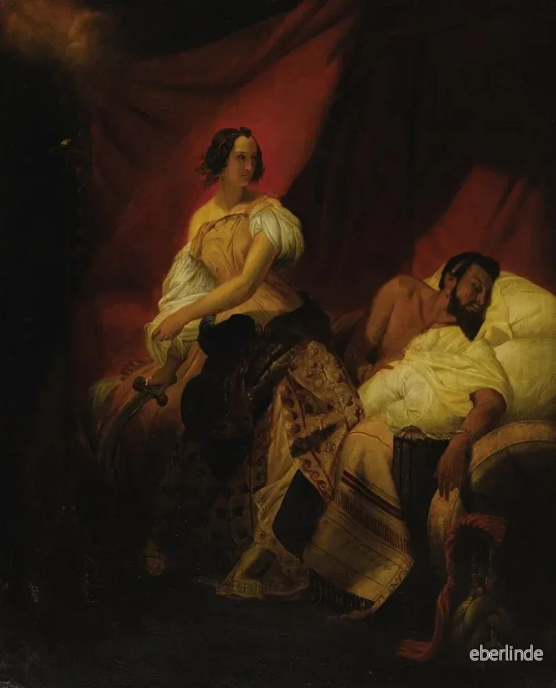 Målning Judith Holopherne - Horace Vernet | Konsttryck - Bild 2