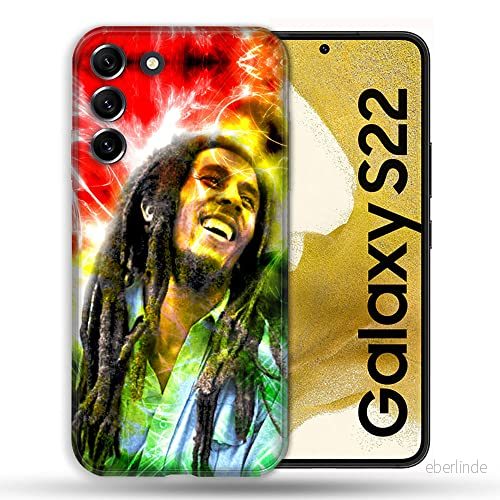 Fodral för Samsung Galaxy S22 musik Bob Marley färg 3614848202631