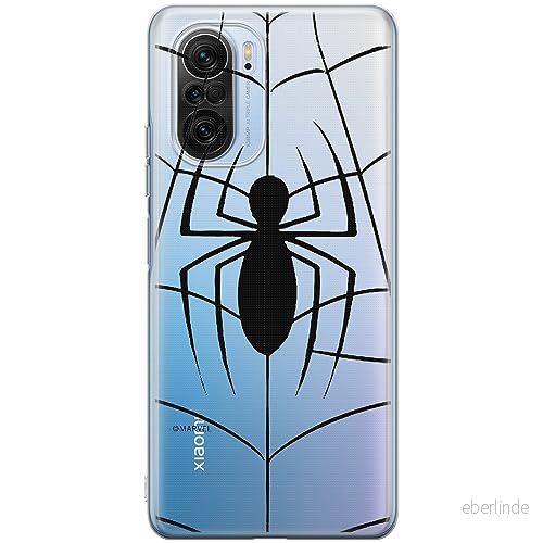 ERT GROUP mobiltelefonfodral för Xiaomi MI 11i/ REDMI K40/K40 PRO/POCO F3/ F3 PRO originalt och officiellt licensierat Marvel mönster Spider Man 013, gedeeltelijk transparant 5905511879402