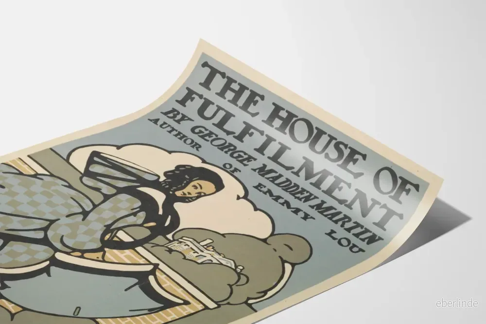 Vintageposter The House of Fulfilment - art déco-stil - Bild 3