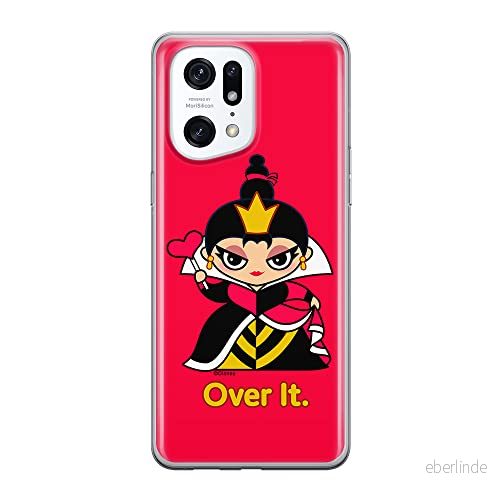 ERT GROUP mobiltelefonfodral för Oppo FIND X5 PRO originalt och officiellt licensierat Disney mönster Queen of Hearts 001 anpassad till formen på mobiltelefonen, fodral tillverkad av TPU plast 5905511416157