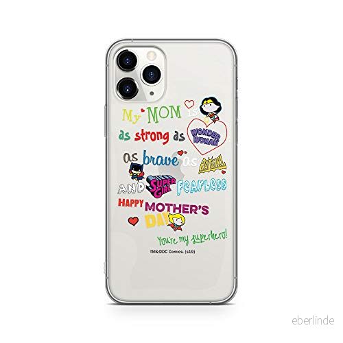 ERT GROUP mobiltelefonfodral för Apple Iphone 11 PRO originalt och officiellt licensierat DC mönster Super Girls 004 Vit optimalt anpassad till formen på mobiltelefonen, gedeeltelijk transparant 5902980824322