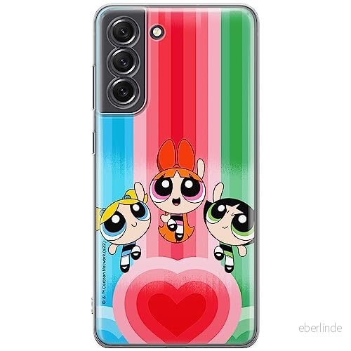 ERT GROUP mobiltelefonfodral för Samsung S21 FE originalt och officiellt licensierat The Powerpuff Girls mönster 036, fodral tillverkad av TPU plast 5905511981099